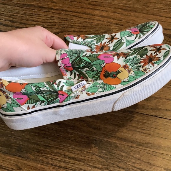 Floral Vans size 7 - Picture 4 of 4